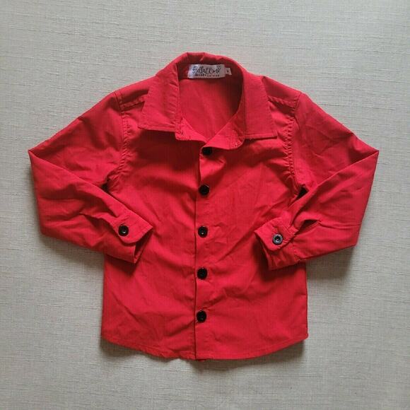 Bella & Omi Red Button-up Shirt - Picture 2 of 5